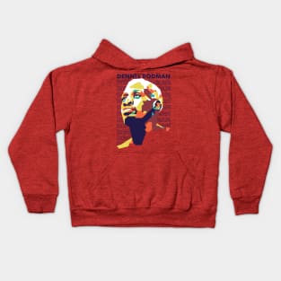 Dennis Rodman WPAP Art Kids Hoodie